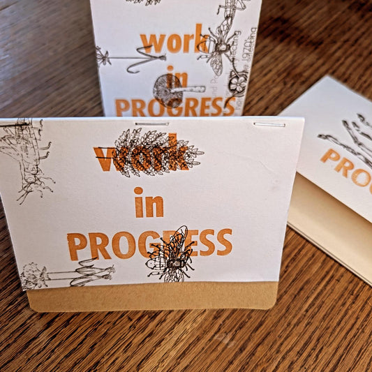 Work in Progress Notebook/Sketchbook (4 x 5.25)