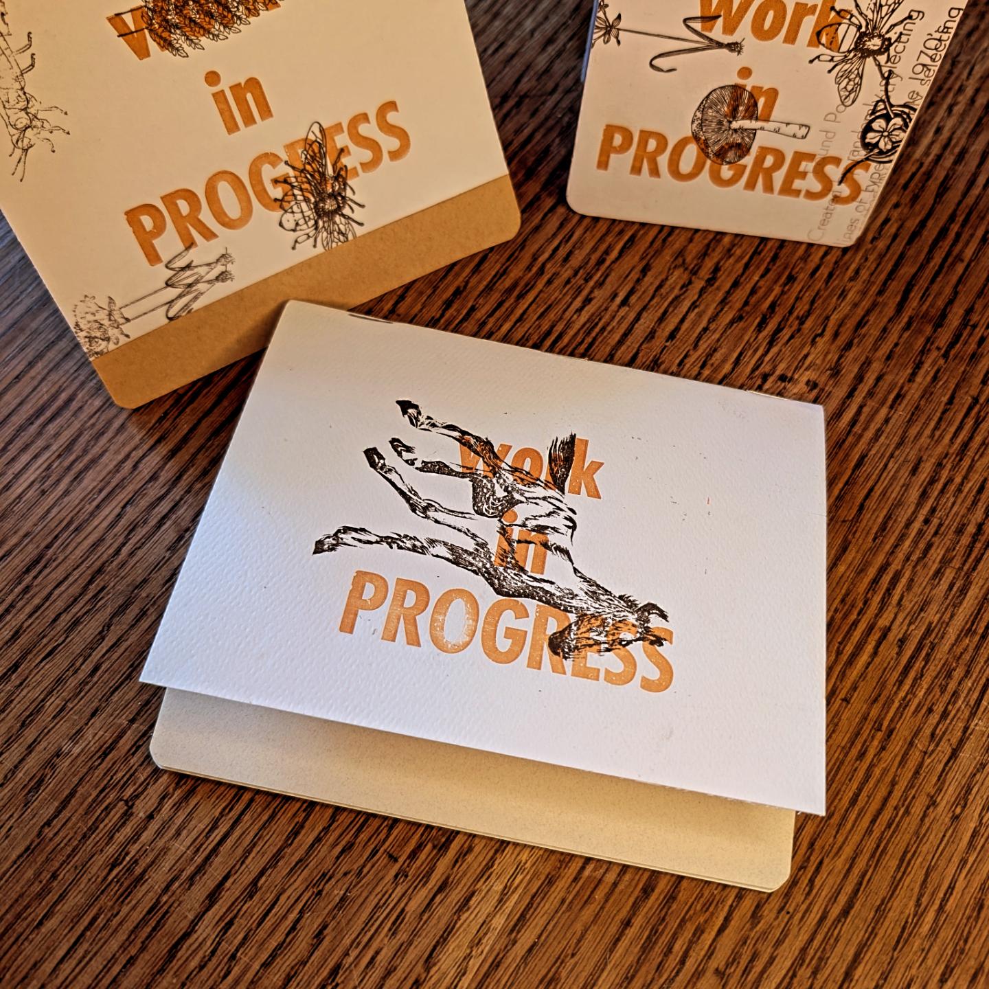 Work in Progress Notebook/Sketchbook (5 x 6.75)